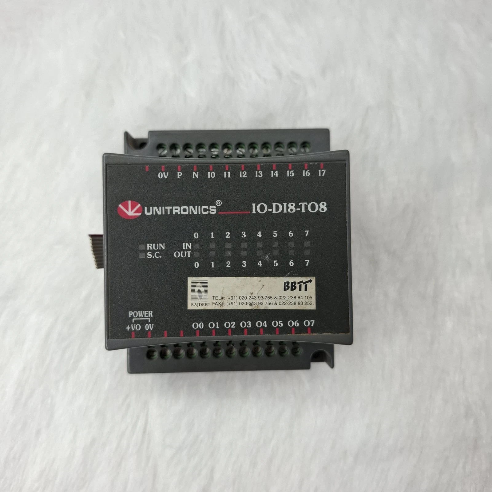 Unitronics I/O Expansion Module IO-D18-TO8 IO-DI8-TO8(connector broken) IODI8TO8